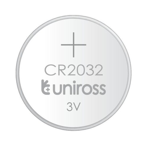 Литиева батерия CR2032 3V 230mAh UNIROSS - 1