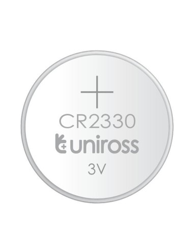 Литиева батерия CR2330 3V 250mAh UNIROSS - 1