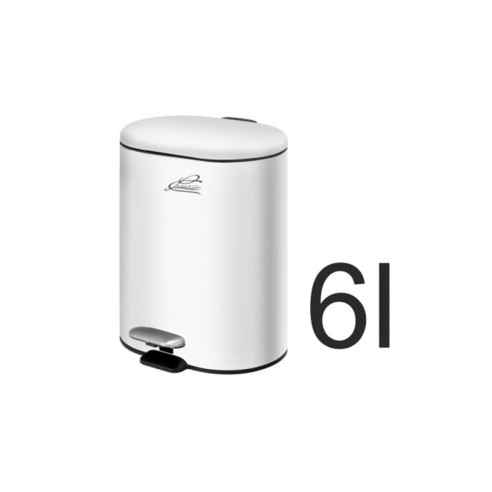 Комплект тоалетен кош за баня 6л с четка INTER CERAMIC - 5