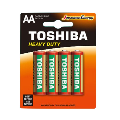 Батерии TOSHIBA R6 K 1.5V AA - 4бр. - 1