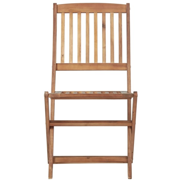 Сгъваеми градински столове, 2 бр., 48,5 x 57 x 91 см - 3