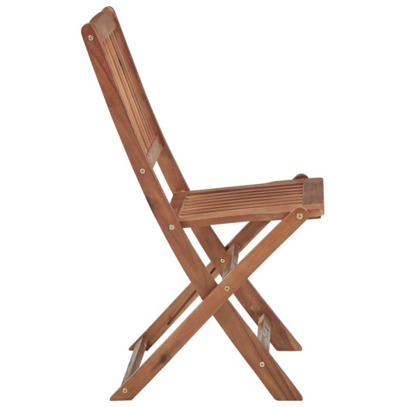 Сгъваеми градински столове, 2 бр., 48,5 x 57 x 91 см - 4