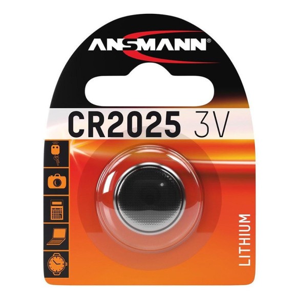 Литиева батерия CR2025 3V 165mAh ANSMANN - 2