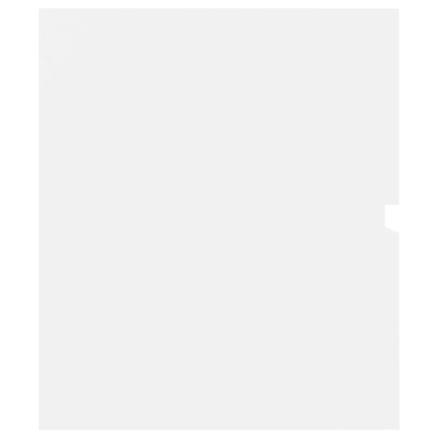 Комплект мебели за баня от ПДЧ - 2 части, бели - 12