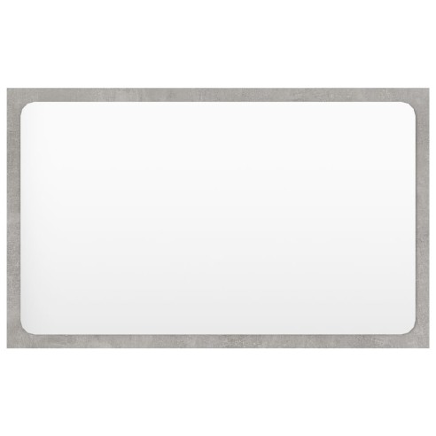 Комплект мебели за баня от 2 части, бетонно сив, ПДЧ - 8