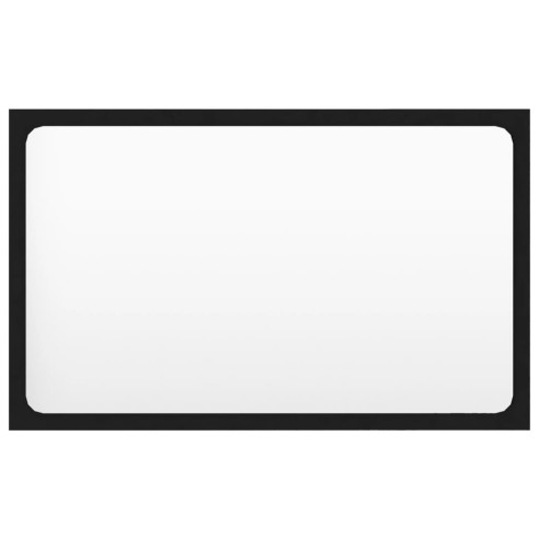 Комплект мебели за баня, черен цвят, ПДЧ 2 части - 9