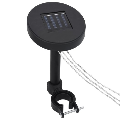 Шатра с LED светещи стрингове 3х3 м антрацит - 6