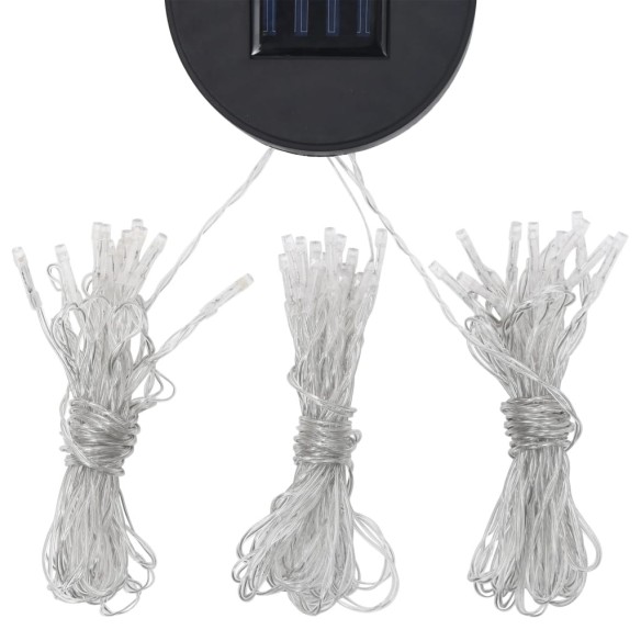 Шатра с LED светещи стрингове 3х3 м антрацит - 7