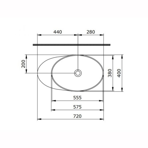 Мивка за баня Vessel BOCCHI