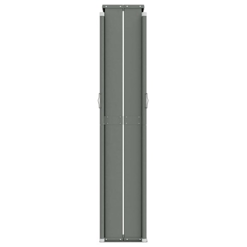 Прибираща се странична тента, синя, 200x1000 см - 3