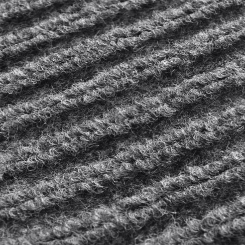 Изтривалка за входна врата от PVC, сива, 90 х 120 см - 6