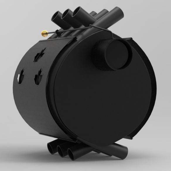 Печка на дърва със стъкло 6kW 00-100м3 CANADA - 3