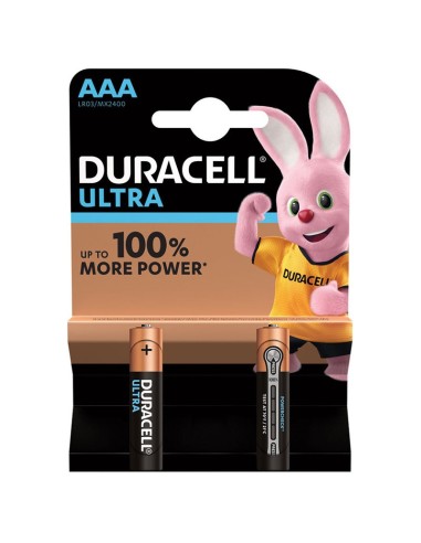 Алкални батерии DURACELL Ultra AAA LR03 MN2400 1.5V - 2бр. - 1