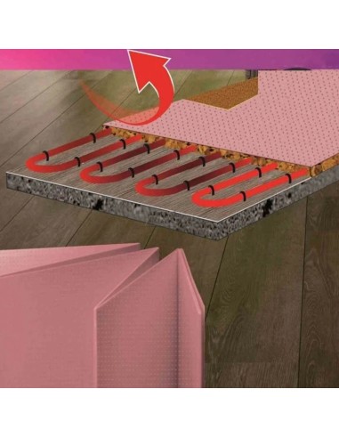 Подложка за подово отопление тип хармоника 1.8мм 1.05x8м EFFECTOR