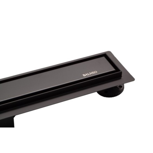 Линеен сифон 600 мм Duplex Next Black BALNEO