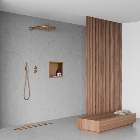 Линеен сифон 600 мм Duplex Next Copper BALNEO