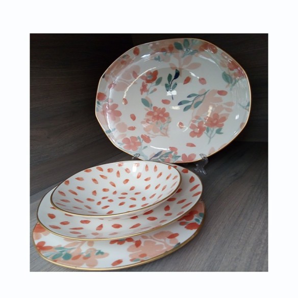 Порцеланов сервиз за хранене 24 части LAVENDER цветя