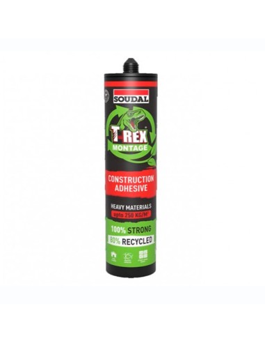 Монтажно лепило бяло тежки материали T-Rex Green SOUDAL/157454 - 1