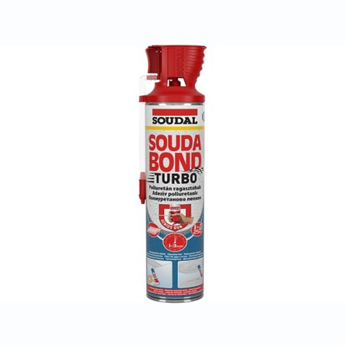 Ръчно полиуретаново лепило Soudabond Turbo 750мл SOUDAL/155968 - 1