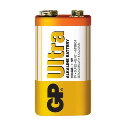 Алкална батерия GP ULTRA 1604AU 9V 215mAh - 1