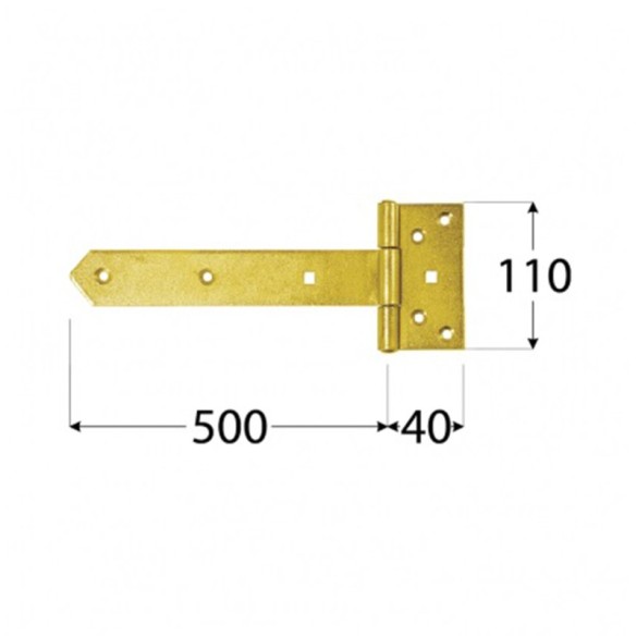 Панта ZBW 500x40x110x4 мм DOMAX