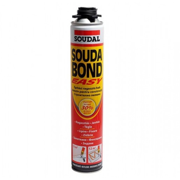 Полиуретаново лепило за гипсокартон Soudabond Easy 750мл SOUDAL/152935 - 1