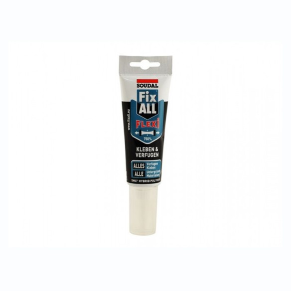 Лепило Fix All Flexi бяло 125мл SOUDAL/134135 - 1