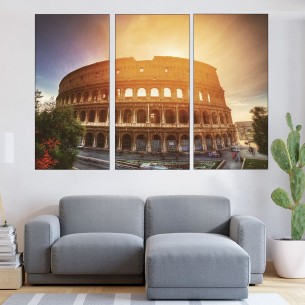 Колизеума привечер в древен Рим - картина пано за стена - 1 2