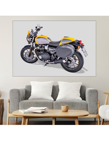 Мотциклет Триумф - картина пано за стена - 1