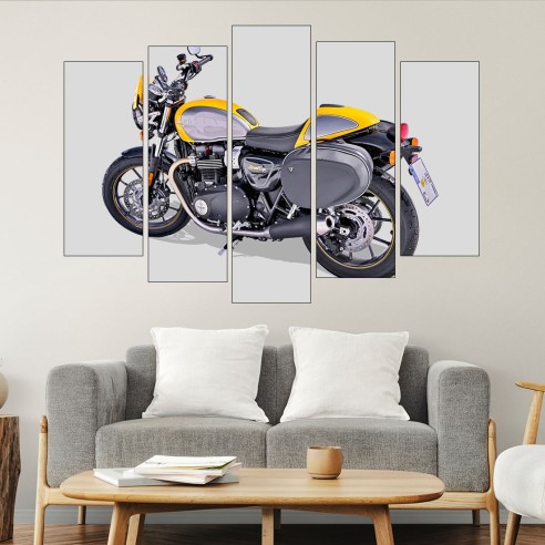 Мотциклет Триумф - картина пано за стена - 3