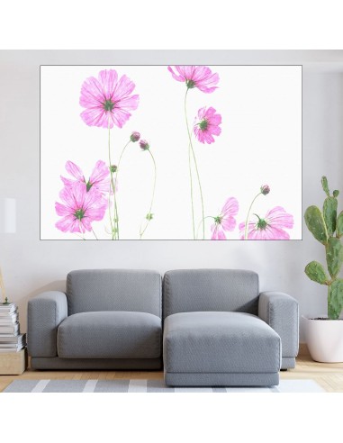 Картина розови цветчета - картина пано за стена - 1