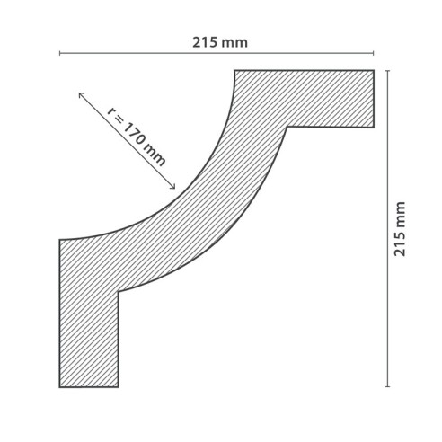 Декоративен ъгъл за стена 4 броя BU 40 HOMESTAR - 3