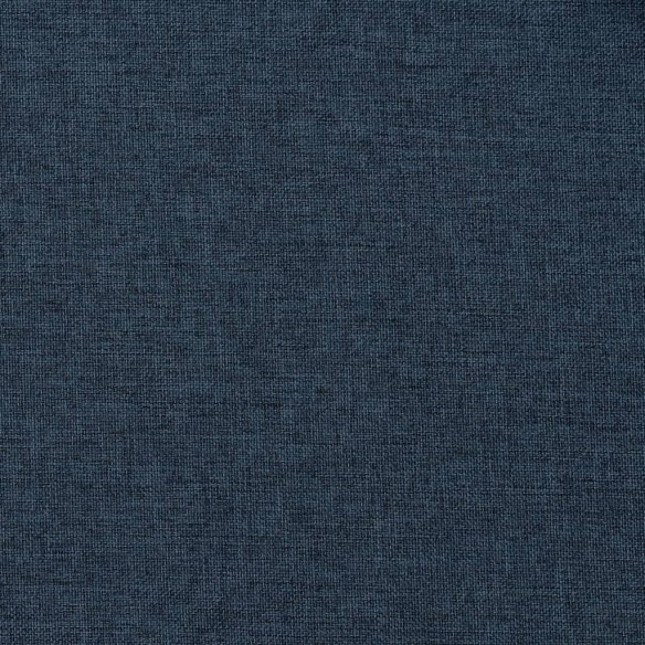 Затъмняващи завеси с куки имитация лен 2 бр. сини 140x225 см - 3