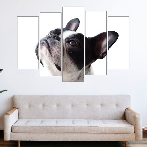 Портрет на френски булдог - картина пано за стена - 3