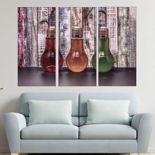 Ел крушки с напитки  - картина пано за стена - 2 2