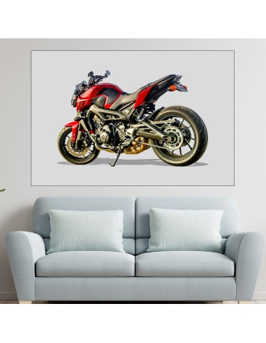 Спортен мотоциклет - картина пано за стена - 1
