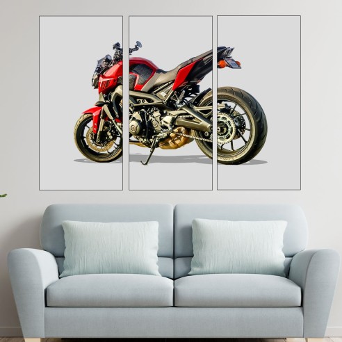 Спортен мотоциклет - картина пано за стена - 2