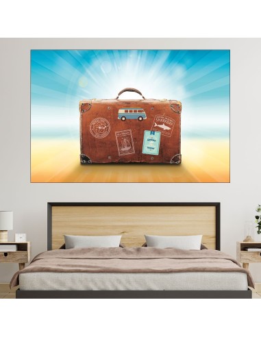 Куфар за пътуване - абстракция мечта - картина пано за стена - 1