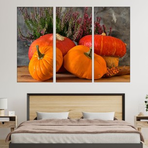 Декорация от тикви - картина пано за стена - 1 2