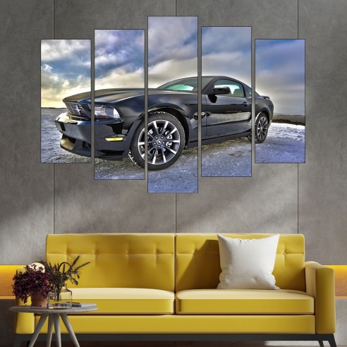 Форд Мустанг - картина пано за стена - 3