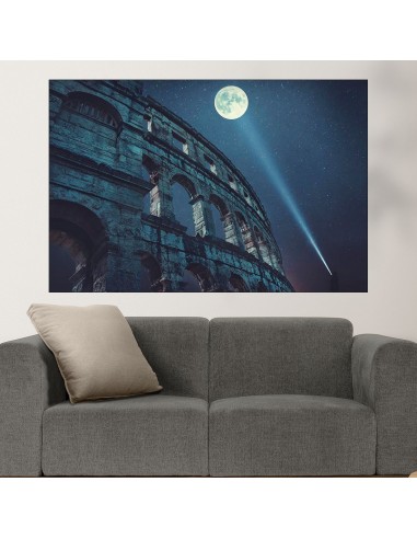 Колизеума на лунна светлина - картина пано за стена - 1
