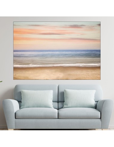 Сутрин на морското крайбрежие - картина пано за стена - 1