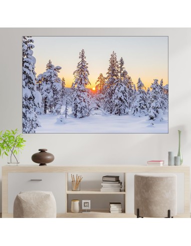 Зимна гора в Норвегия - картина пано за стена - 1
