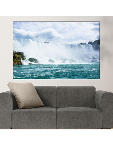 Ниагарският водопад в близък план - картина пано за стена - 1