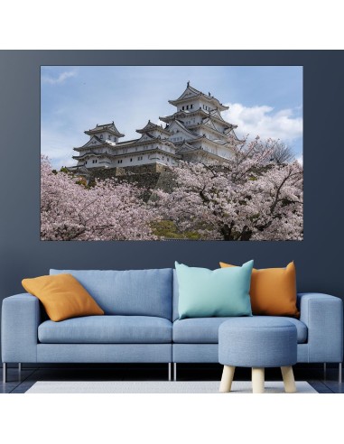 Замъкът Химеджи в Япония - картина пано за стена - 1