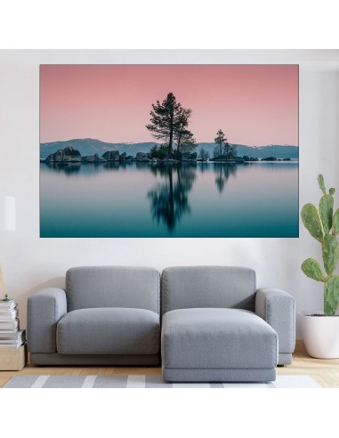 Изглед от езерото Тахо - картина пано за стена - 2