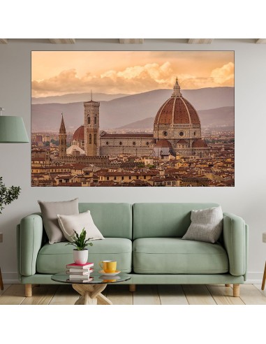 Изглед над Флоренция - картина пано за стена - 2
