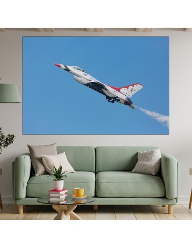 Висш пилотаж с f-16 - картина пано за стена - 1