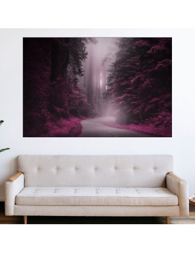 Магически път в гората - картина пано за стена - 1