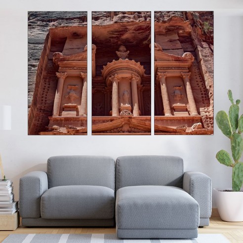 Изглед от древна Петра - картина пано за стена - 2